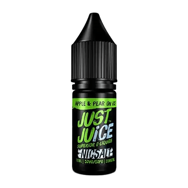 Apple & Pear on Ice Nic Salt E-Liquid By Just Juice