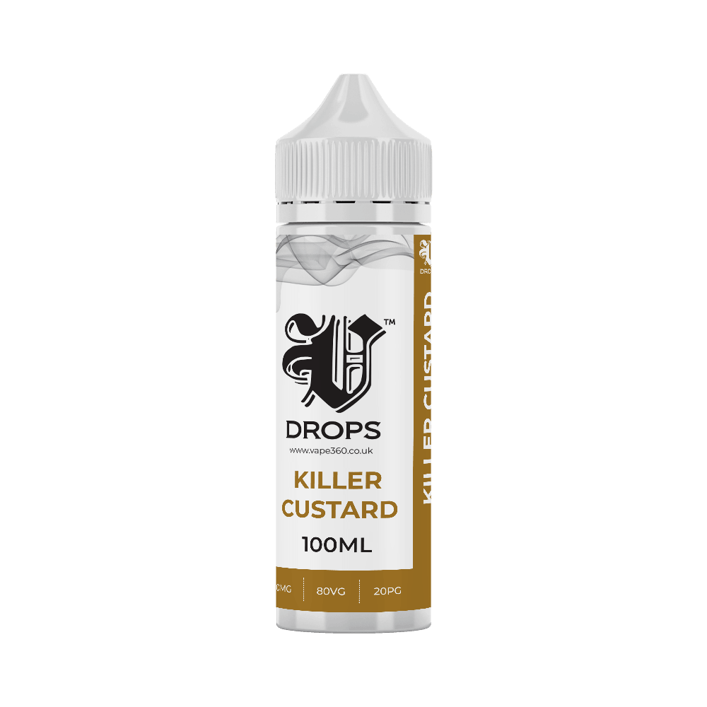 Killer Custard 100ml E-Liquid by V Drops White Range