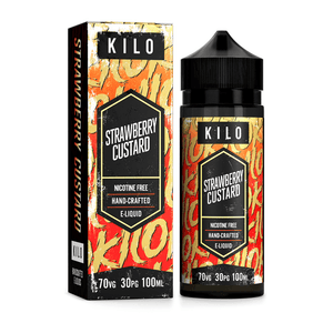 Strawberry Custard 100ml Shortfill E-Liquid By Kilo