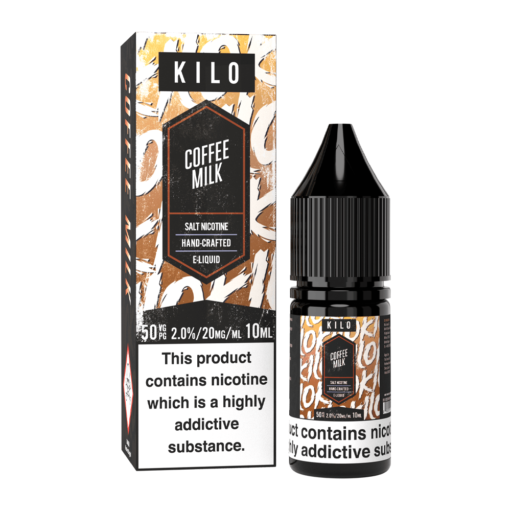 Coffee Milk Nic Salt E-Liquid By Kilo