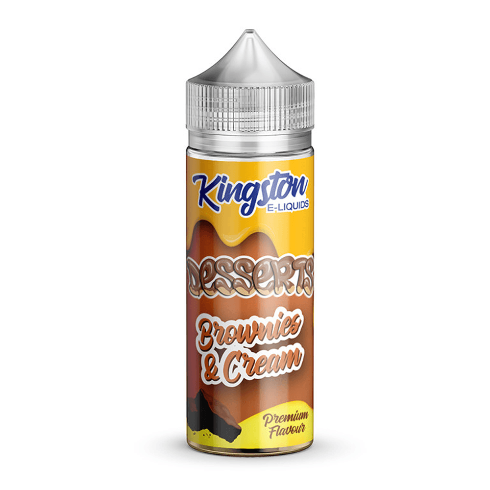 Brownies & Cream Dessert 100ml Shortfill E-Liquid by Kingston