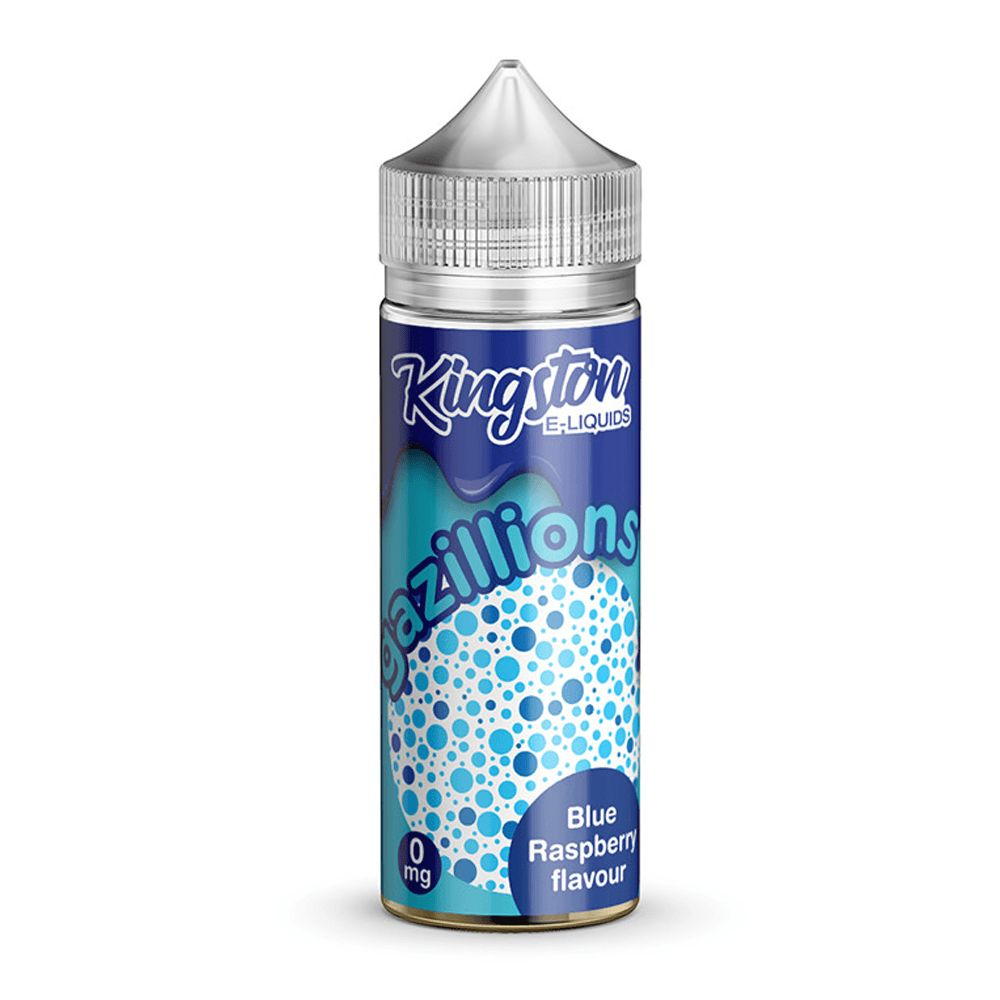 Blue Raspberry Gazillions 100ml Shortfill E-Liquid by Kingston