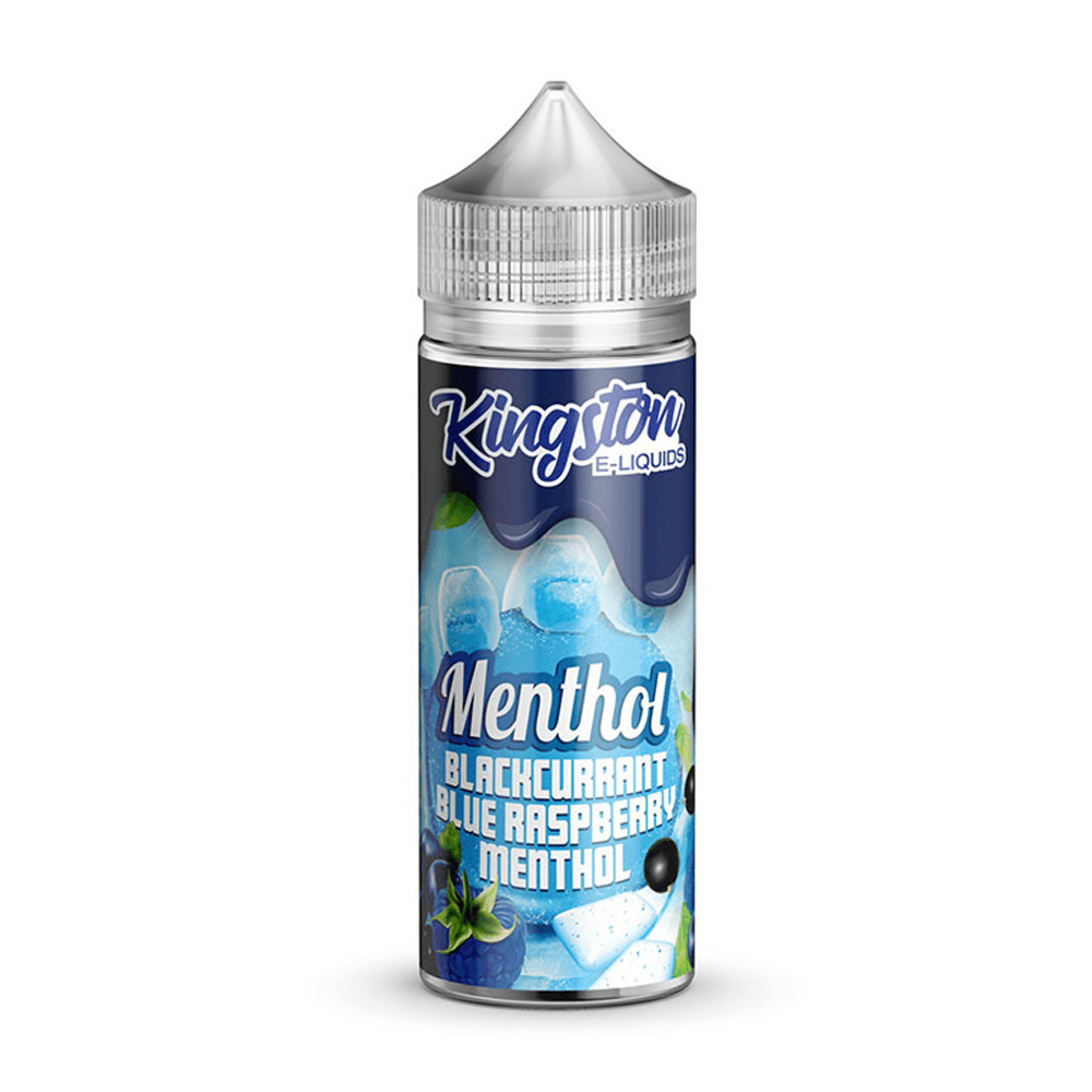 Blackcurrant Blue Raspberry Menthol 100ml Shortfill E-Liquid by Kingston