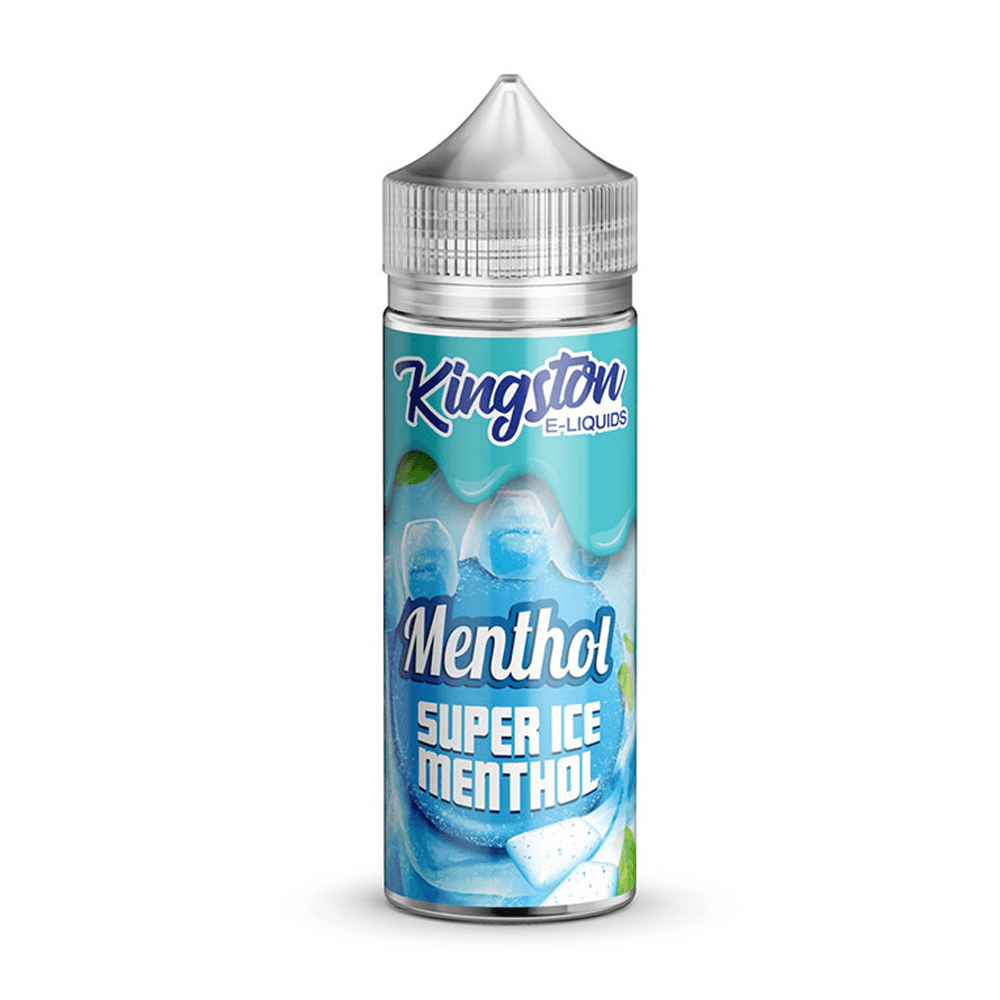 soft menthol vape Super Ice Menthol 100ml Shortfill E-Liquid by Kingston
