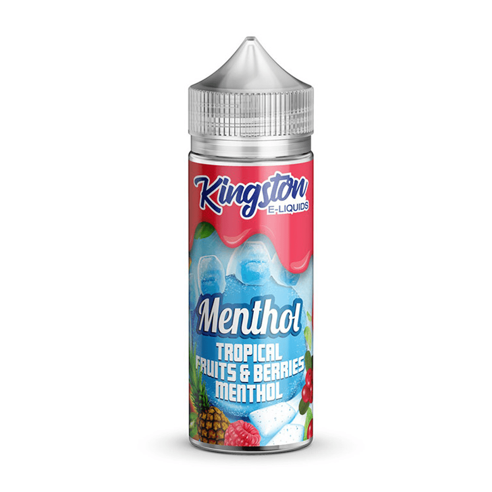 Tropical Fruits & Berries Menthol 100ml Shortfill E-Liquid by Kingston