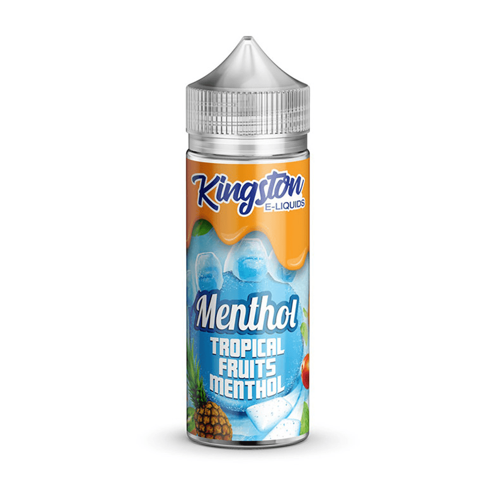 Tropical Fruits Menthol 100ml Shortfill E-Liquid by Kingston