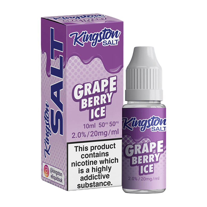 Grapeberry Ice Nic Salt E-Liquid by Kingston