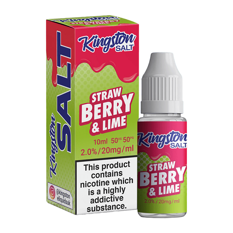 Strawberry & Lime Nic Salt E-Liquid by Kingston