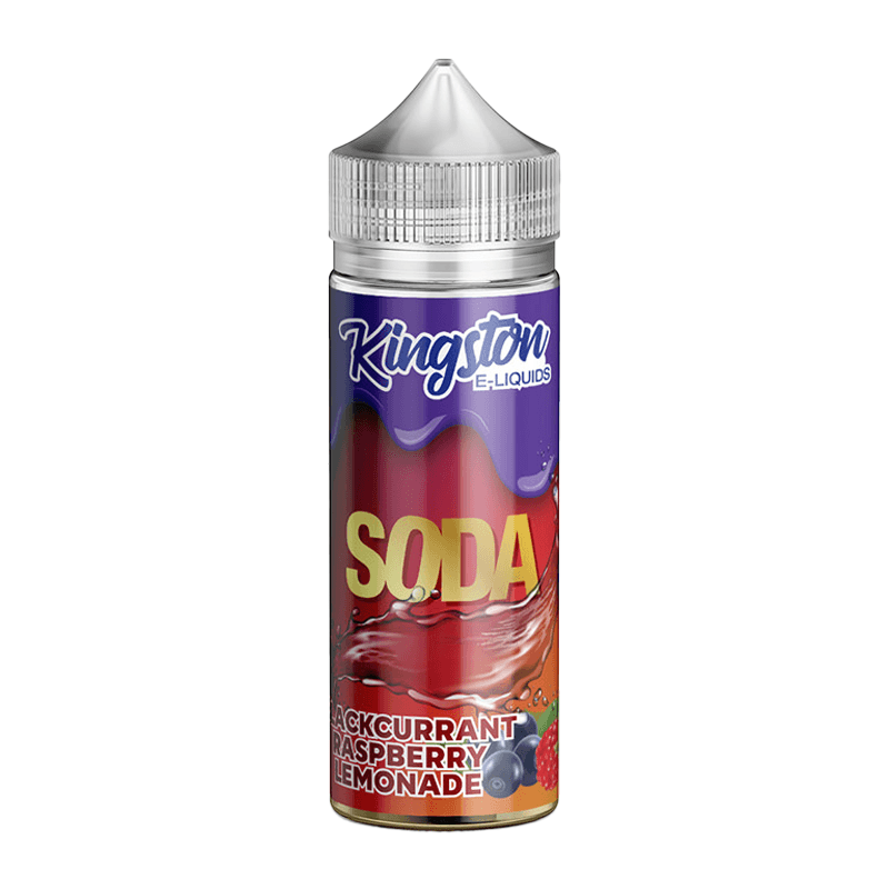 Blackcurrant Raspberry Lemonade Soda 100ml Shortfill E-Liquid by Kingston