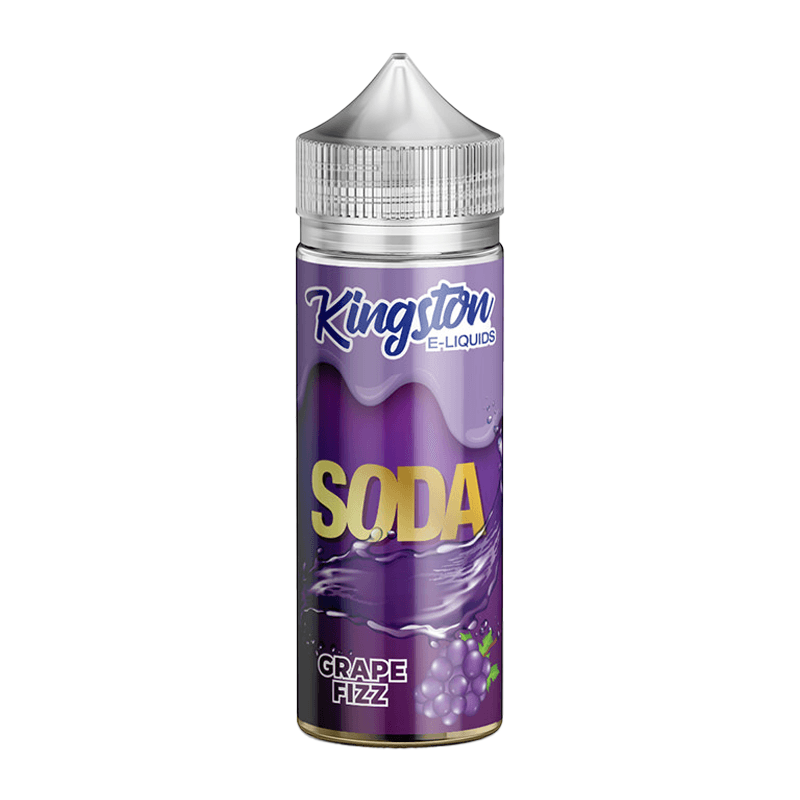 Grape Fizz Soda 100ml Shortfill E-Liquid by Kingston