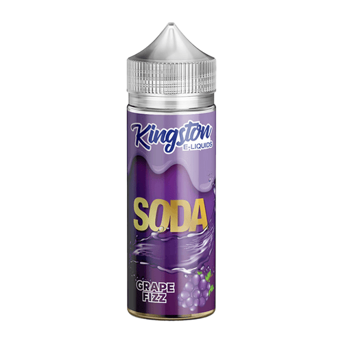 Grape Fizz Soda 100ml Shortfill E-Liquid by Kingston
