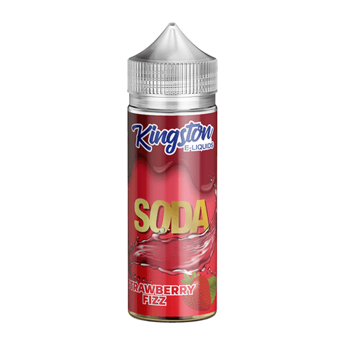Strawberry Fizz Soda 100ml Shortfill E-Liquid by Kingston