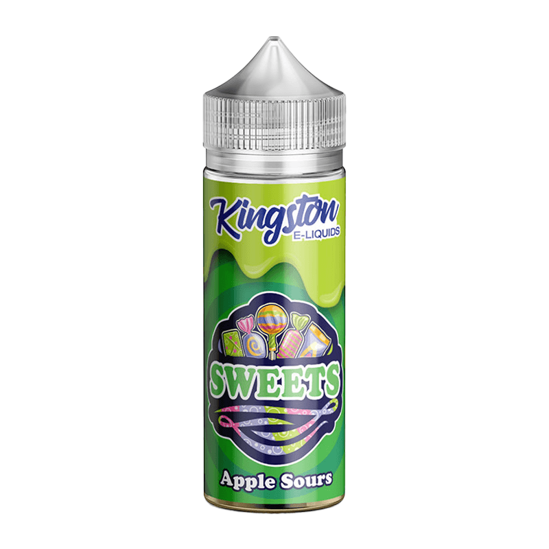 Apple Sours Sweet 100ml Shortfill E-Liquid by Kingston