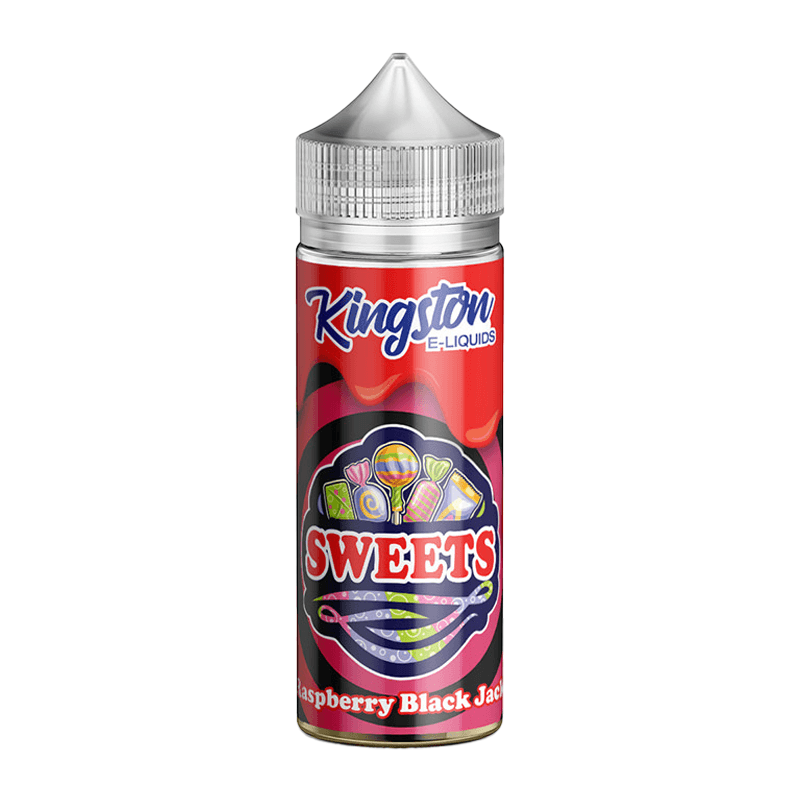 Raspberry Black Jack Sweet 100ml Shortfill E-Liquid by Kingston