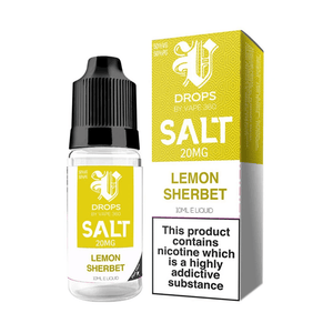 Lemon Sherbet Nic Salt E-Liquid by V Drops - White Range