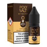 Lemon Cake Nicotine Salt E-Liquid by Fusion Pod Salt