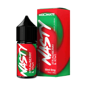 Strawberry Kiwi 50ml Shortfill E-Liquid By Nasty Modmate