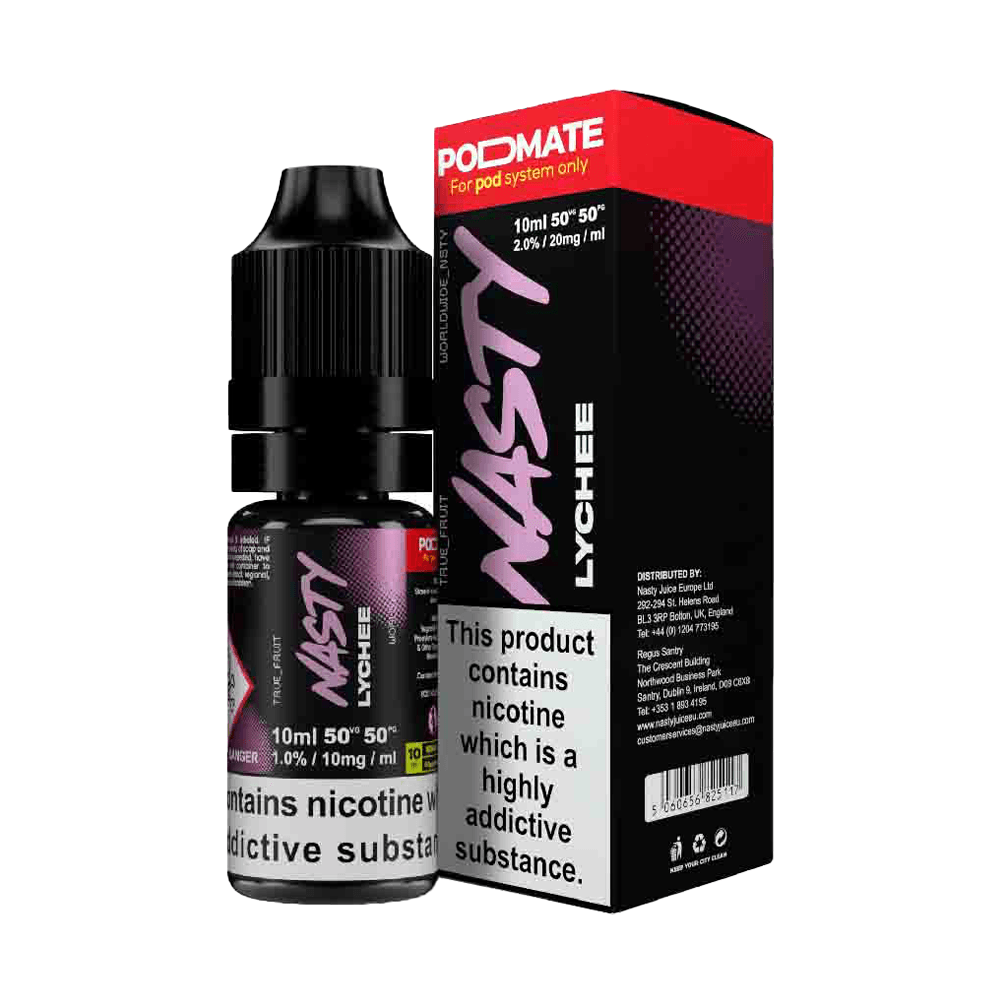 Lychee Nic Salt E-Liquid By Nasty Podmate