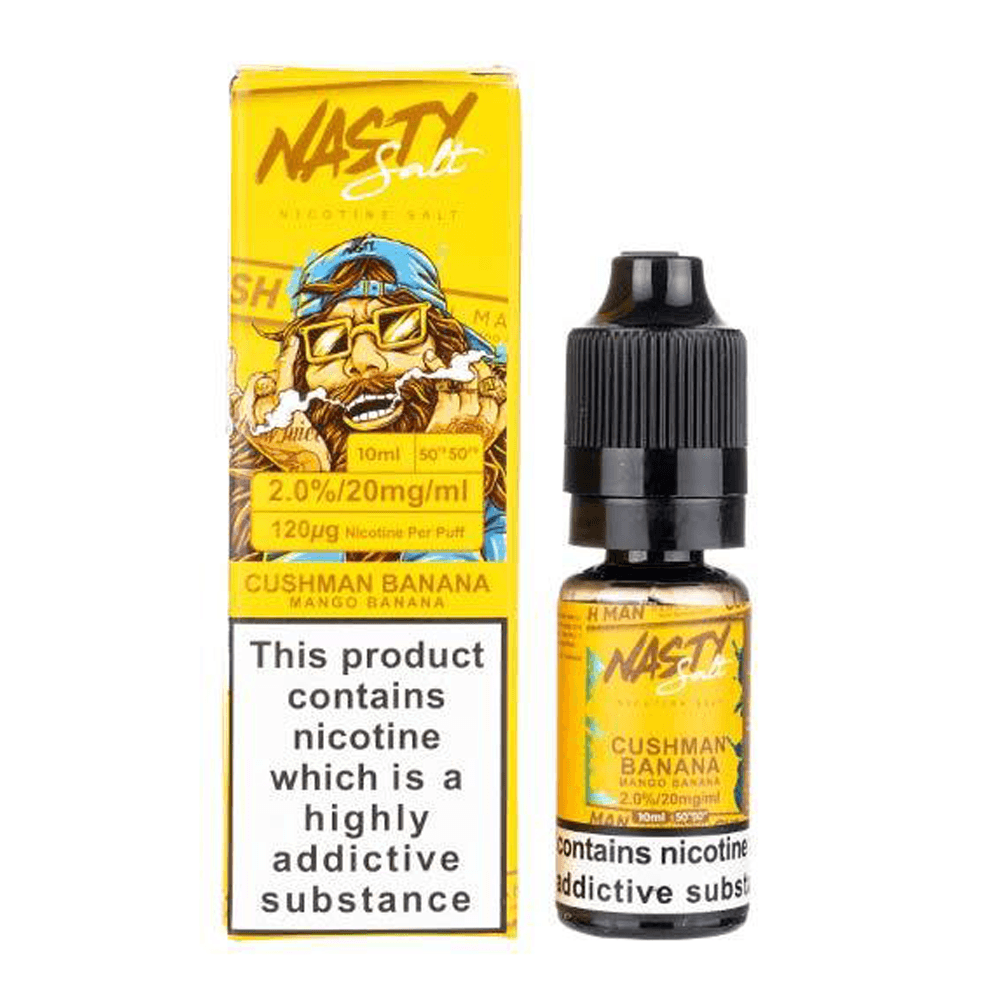 Banana Cush Man E-Liquid Nic Salt By Nasty Juice