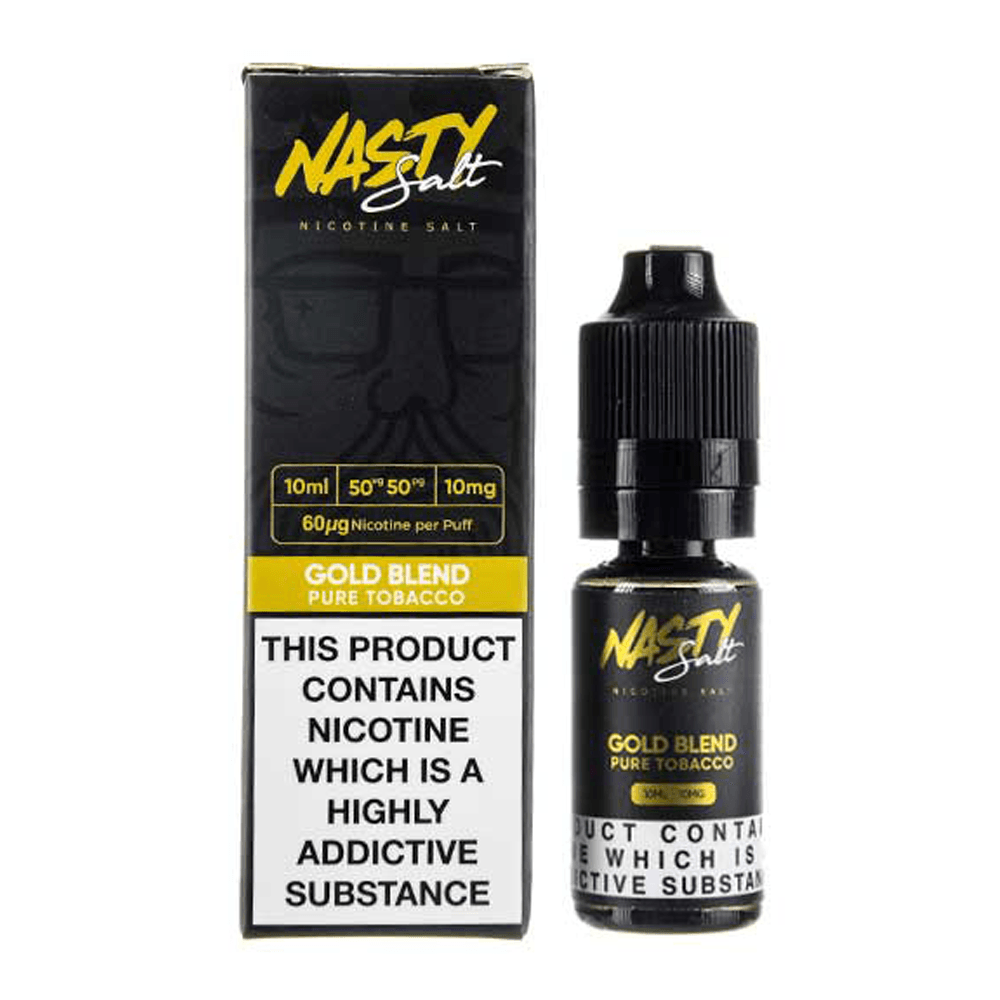 Gold Blend E-Liquid Nic Salt By Nasty Juice