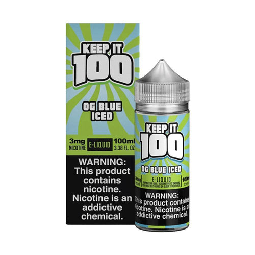 OG Blue Iced 100ml E-Liquid by Keep it 100