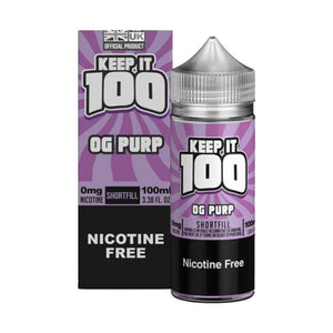 OG Purp 100ml E-Liquid by Keep it 100