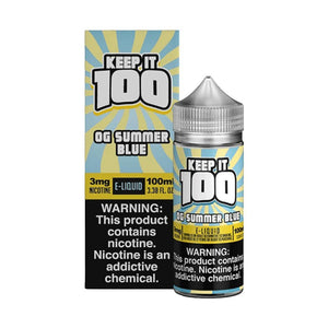OG Summer Blue 100ml E-Liquid by Keep it 100