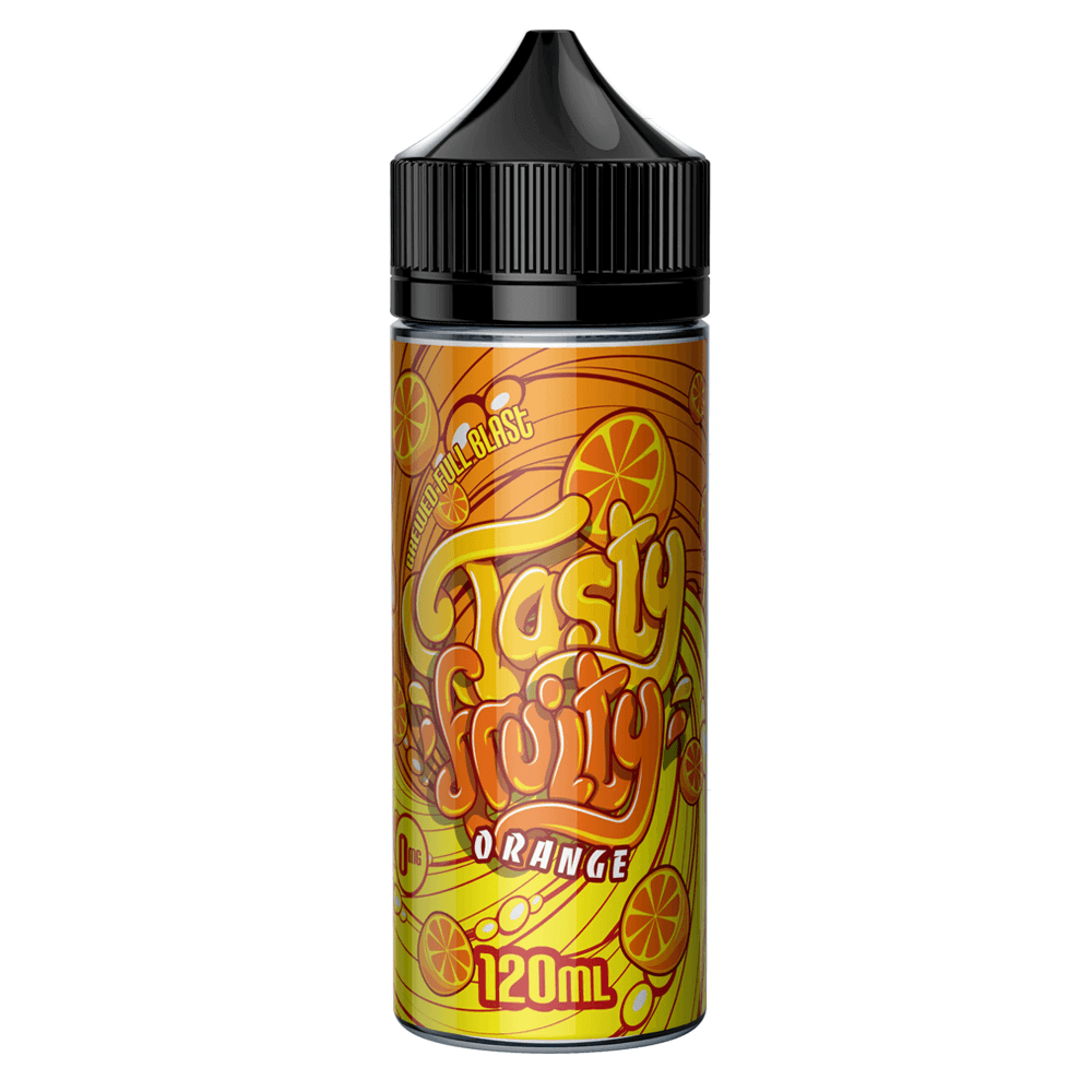 Orange 100ml shortfill E liquid by Tasty Fruity