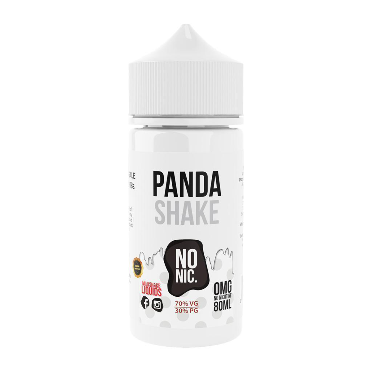 Panda Shake 100ml Shortfill E-Liquid By Milkshake