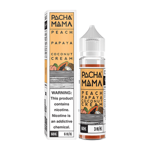 Peach Papaya Coconut Cream 50ml Shortfill E-Liquid By Pacha Mama