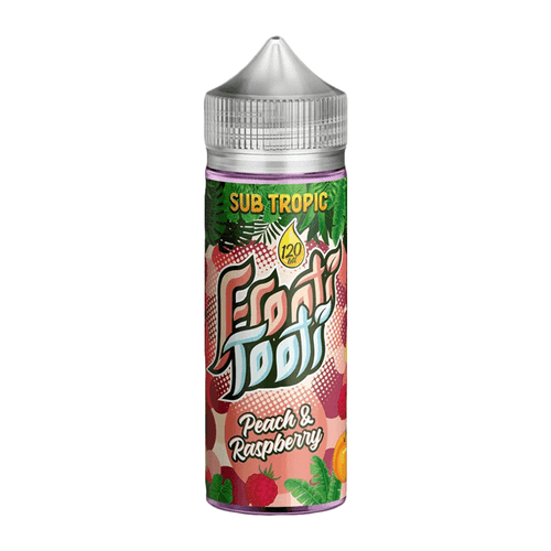 Peach & Raspberry 120ml Shortfill E-Liquid By Frooti Tooti