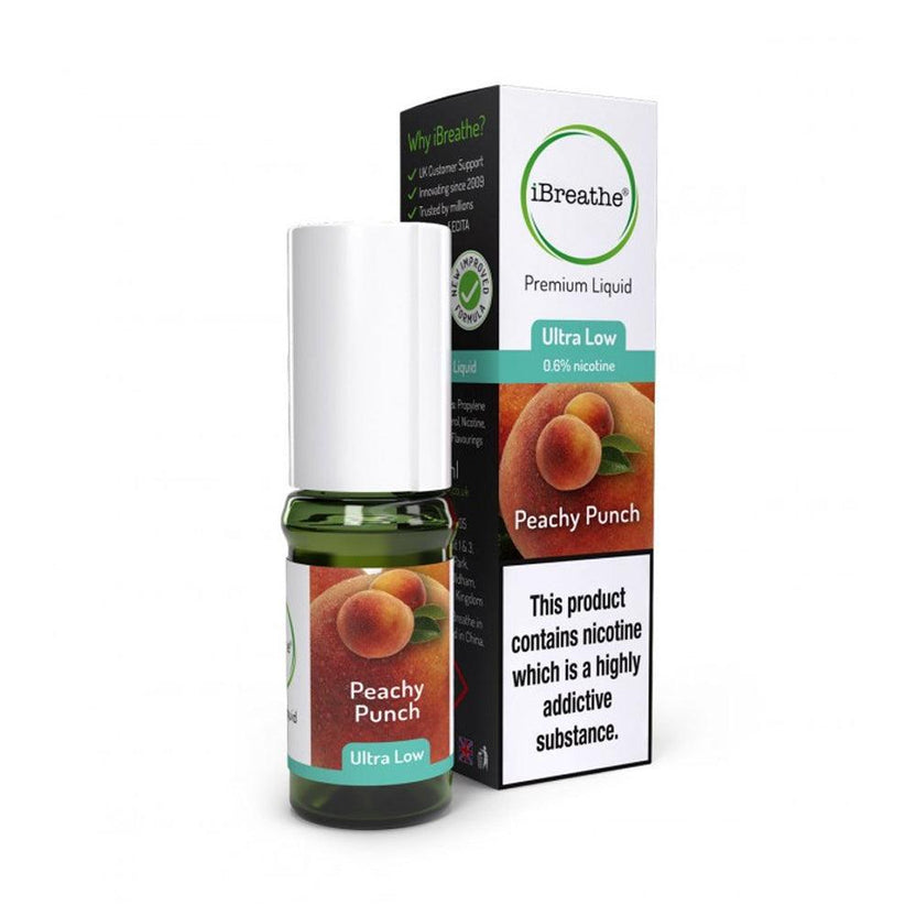 Peachy Punch E-Liquid by iBreathe