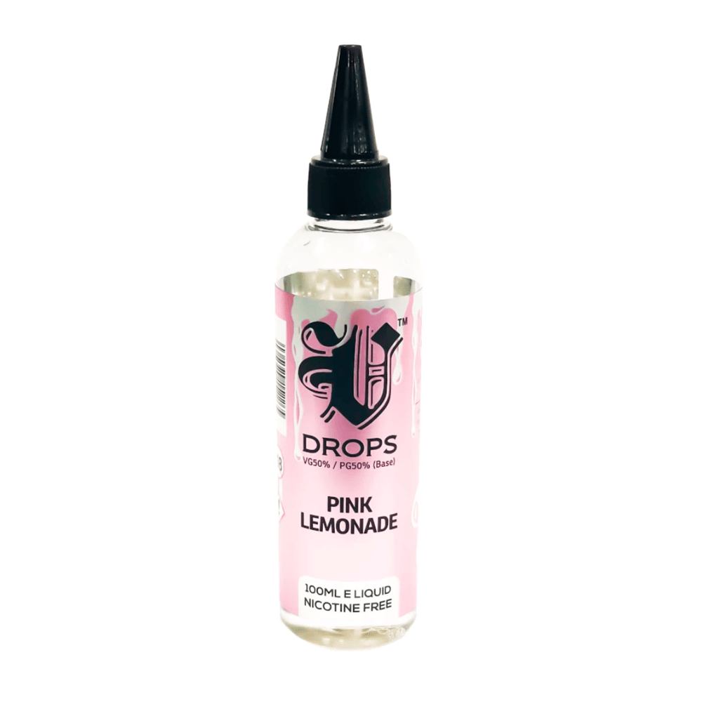 Pink Lemonade 100ml Short Fill E-Liquid V Drops - Rainbow Range