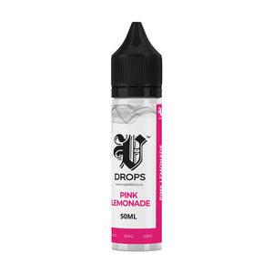 Pink Lemonade 50ml Shortfil E-Liquid - V Drops - White Range