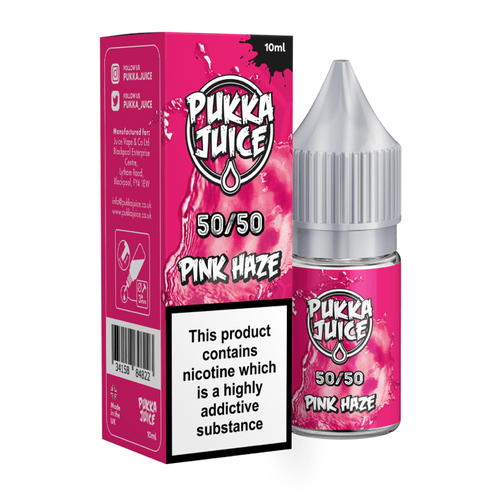 Pink Haze 50/50 E-Liquid By Pukka Juice