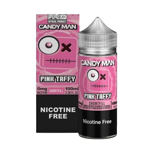 Pink Taffy 100ml E-Liquid by Candy Man Keep it 100