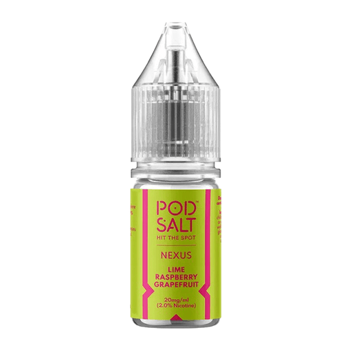 Pod Salt Nexus 10ml Nic Salt E-liquid Lime Raspberry Grapefruit