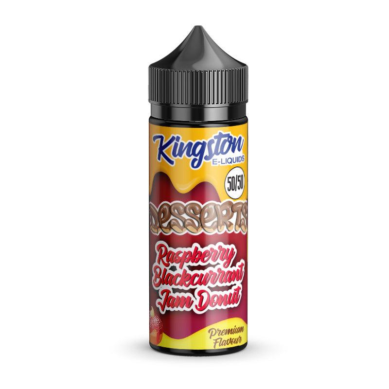 Raspberry Blackcurrant Jam Donut 100ml E-Liquid by Kingston