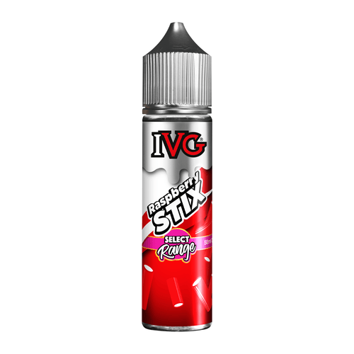 Raspberry Stix 50ml Shortfill E-liquid by IVG
