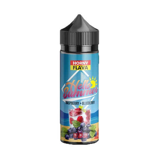Raspberry & Blueberry 100ml E-Liquid by Horny Flava Summer Edition