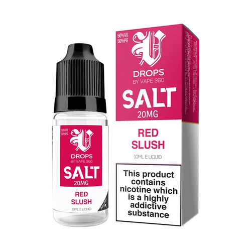 Red Slush Nic Salt E-Liquid by V Drops - White Range