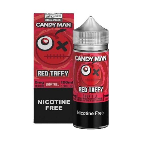 Red Taffy 100ml E-Liquid by Candy Man Keep it 100