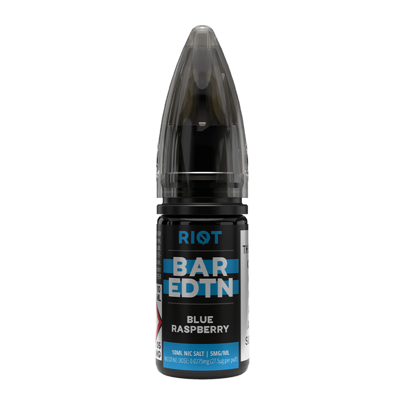 Blue Raspberry Nic Salt E-Liquid by Riot Bar EDTN