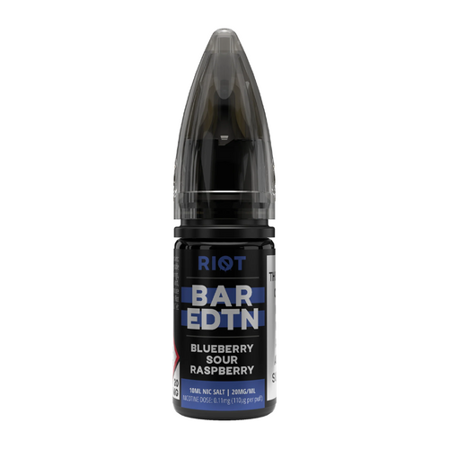 Blueberry Sour Raspberry Nic Salt E-Liquid by Riot Bar EDTN