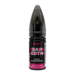 Sour Strawberry Nic Salt E-Liquid by Riot Bar EDTN