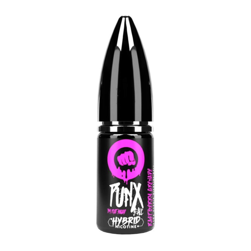 Raspberry Grenade Nic Salt E-Liquid by Riot Squad