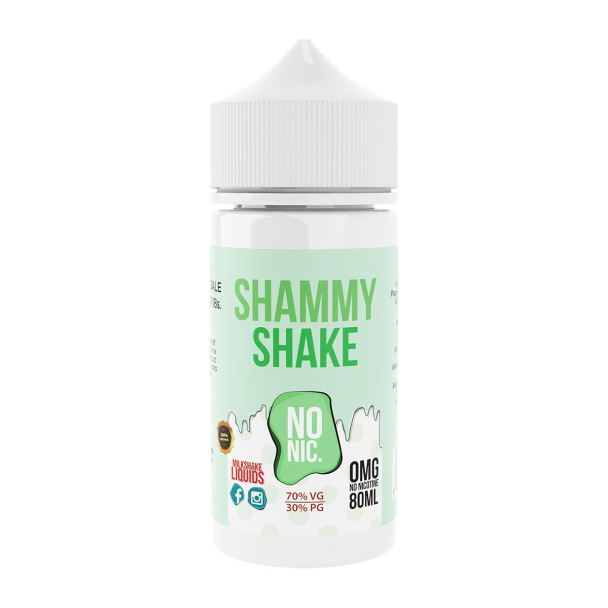 Shammy Shake 100ml Shortfill E-Liquid By Milkshake