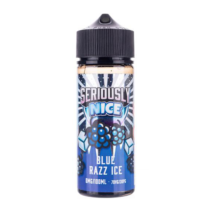 Blue Razz Ice 100ml Shortfill E-Liquid By Seriously Nice