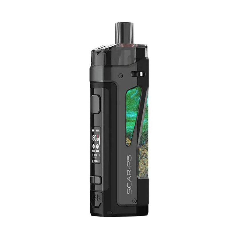 Smok Scar P5 Pod Mod Vape Kit - Green Wood