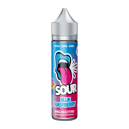 Blue Raspberry 50ml Shortfill E Liquid By Sour Range